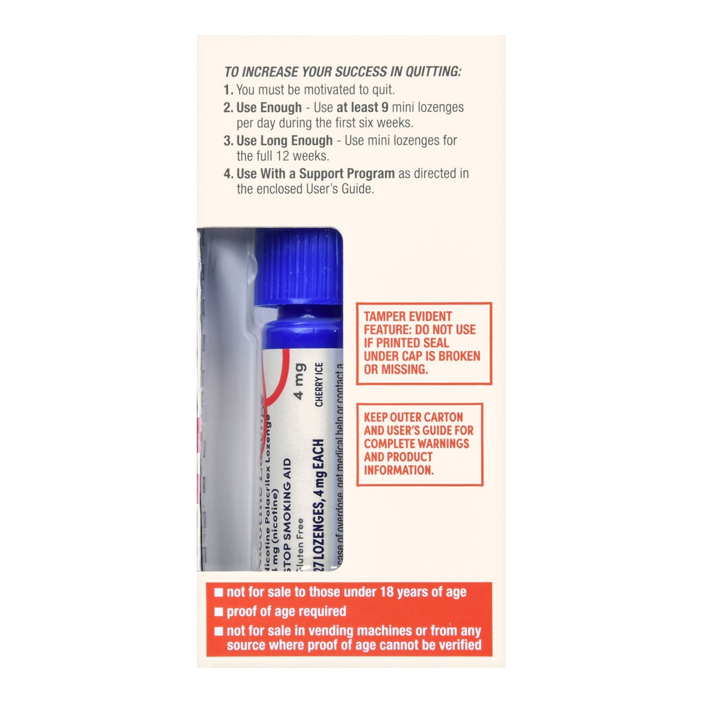 Foster & Thrive™ Stop Smoking Aid 4 mg Strength Lozenge (1238915_PK)