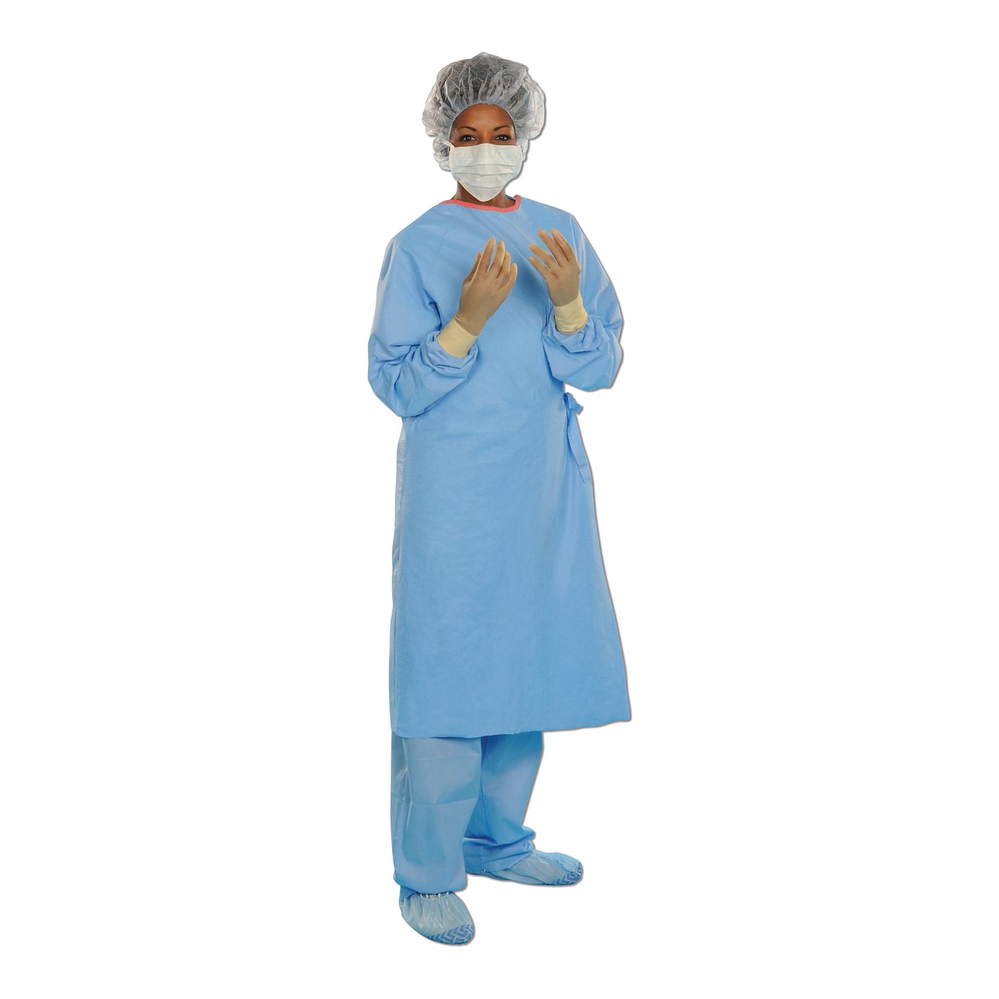 Aero Blue Surgical Gown with Towel 2X-Large Blue Sterile AAMI Level 3 Disposable (938745_CS)