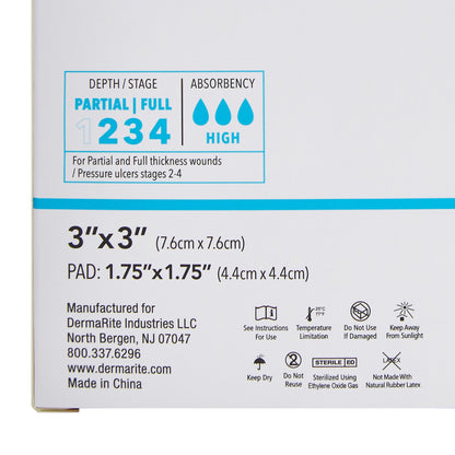ComfortFoam™ Border Foam Dressing 3 X 3 Inch With Border Waterproof Backing Silicone Adhesive Square Sterile (946493_EA)