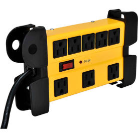Global Industrial Safety Surge Protected Power Strip, 8 Outlets, 15A, 1200 Joules, 6' Cord (WB500797)