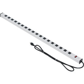 Global Industrial Power Strip, 18 Outlets, 15A, 48"L, 6' Cord (WB500889)