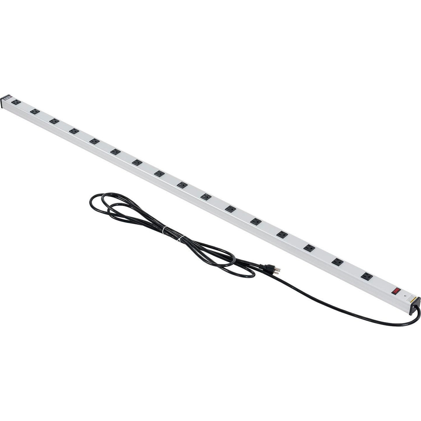 Global Industrial Power Strip, 16 Outlets, 15A, 72"L, 15' Cord (WB500892)