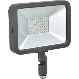 Global Industrial LED Flood Light, 30W, 2700 Lumens, 5000K, w/Knuckle Mount (WB500898)