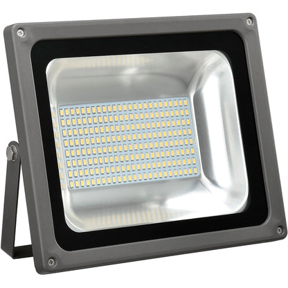 Global Industrial LED Flood Light, 100W, 10000 Lumens, 5000K, w/Mounting Bracket (WB500900)