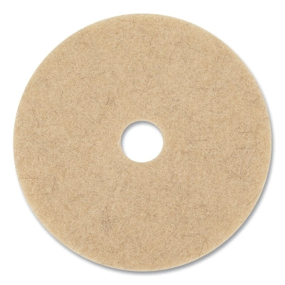 3M Ultra High-Speed Natural Blend Floor Burnishing Pads 3500, 20 in Dia., Tan (859-19008)