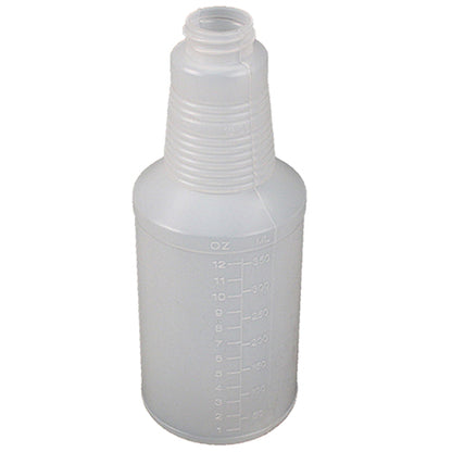 Impact® Plastic Bottle w/ Graduations, 16 oz, Translucent, 150/Case (IMP5016)