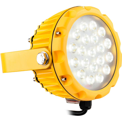 Global Industrial LED Dock Light Head, 20W, 1800 Lumens, On/Off Switch, 9' Cord w/ Plug (WB501714)