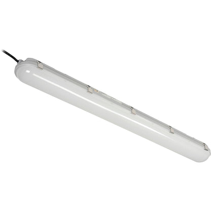 Global Industrial LED Vapor Tight Fixture, 4', 40W, 120-277V, 4000K, 4400 Lumens, (WB501734)