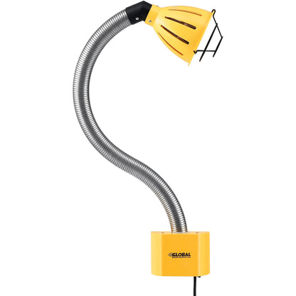 Global Industrial Gooseneck LED Dock Light w/ 27" Stainless Steel Arm, 38W, 10' Cord (WB501301)