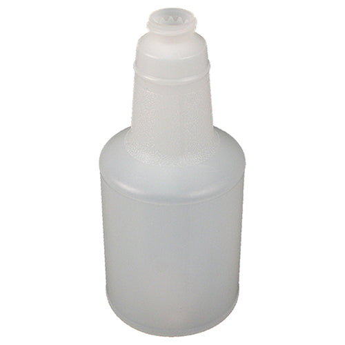 Impact® Contour® Graduated Bottle w/ Anti-Backoff, 24 oz, Translucent, 96/Case (IMP5024AB)
