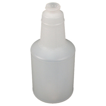 Impact® Contour® Graduated Bottle w/ Anti-Backoff, 24 oz, Translucent, 96/Case (IMP5024AB)
