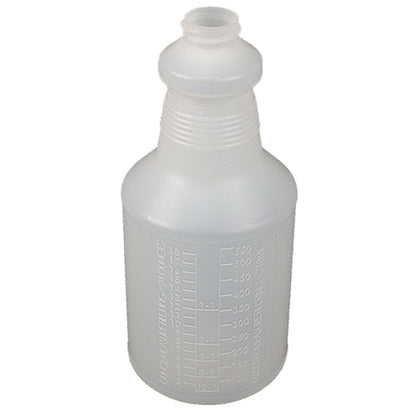 Impact® Plastic Bottle w/ Graduations & Hand Grip, 24 oz, Translucent, 96/Case (IMP5024HG)