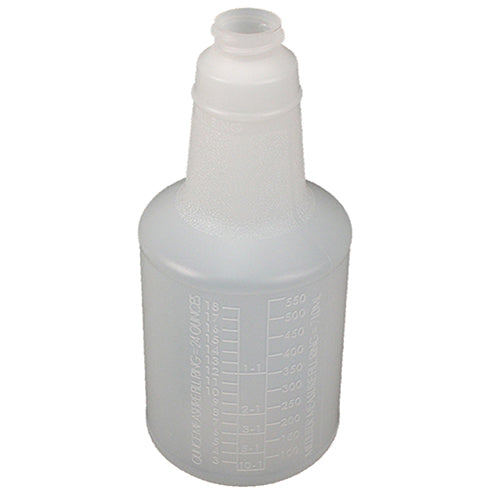 Impact® Plastic Bottle w/ Graduations, 24 oz, Translucent, 96/Case (IMP5024WG)