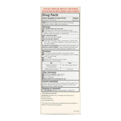 Foster & Thrive™ Cold and Cough Relief 200 mg / 10 mL Strength Liquid 8 oz. (1235077_EA)