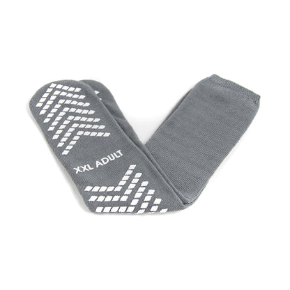 McKesson Slipper Socks Unisex Adult 2X-Large Single Tread Single Patient Use Gray (1038461_PR)