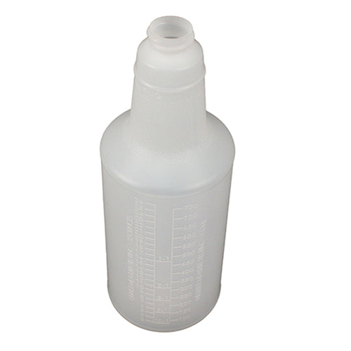 Impact® Plastic Bottle w/ Graduations, 32 oz, Translucent, 96/Case (IMP5032WG)