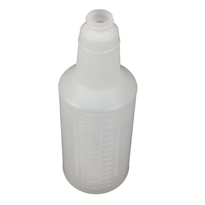 Impact® Plastic Bottle w/ Graduations, 32 oz, Translucent, 96/Case (IMP5032WG)
