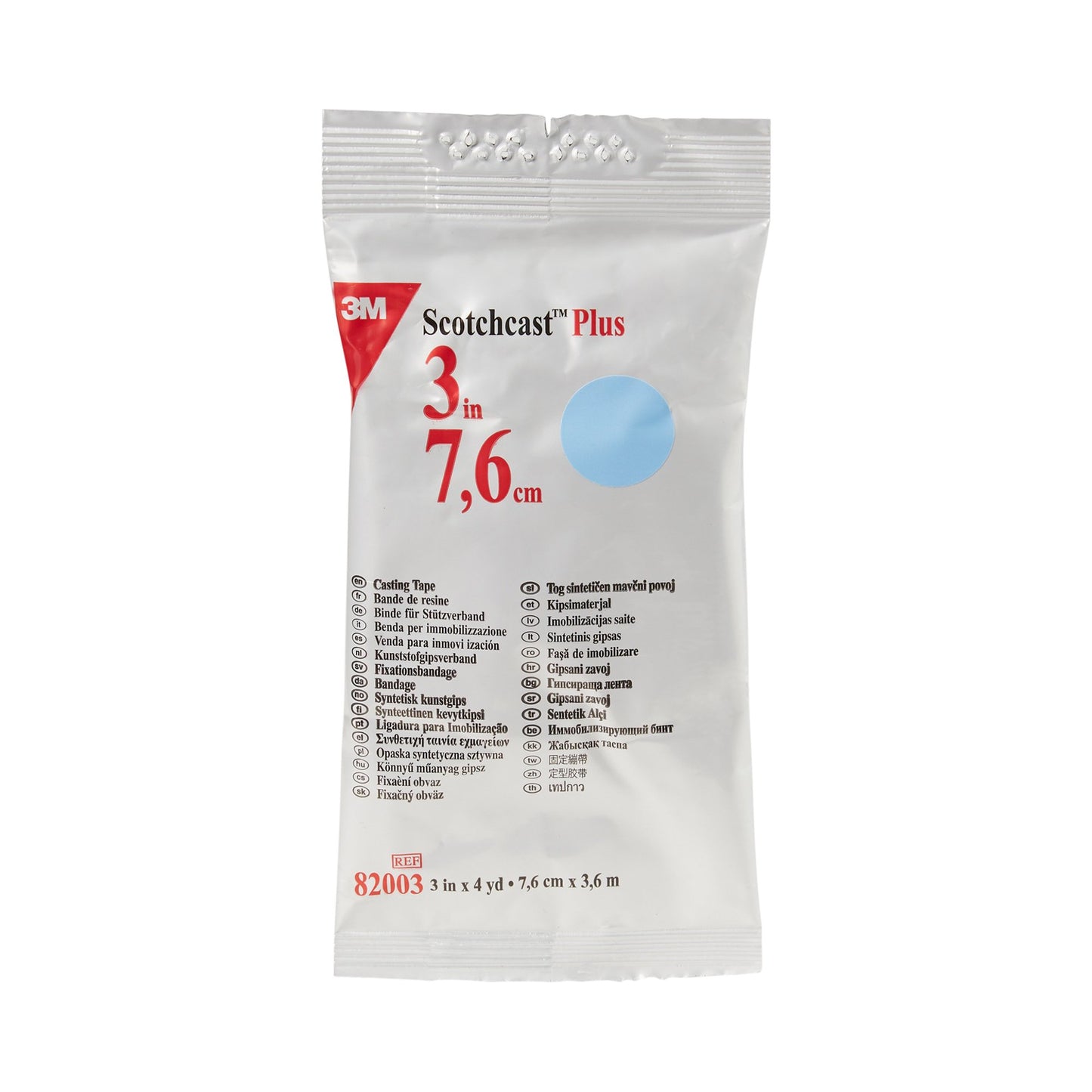 3M™ Scotchcast™ Plus Cast Tape 3 Inch X 12 Foot Fiberglass / Resin Light Blue (199232_BX)