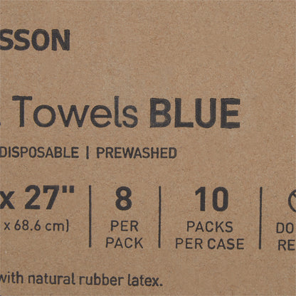 McKesson O.R. Towel 17 W X 27 L Inch Blue Sterile (277863_CS)