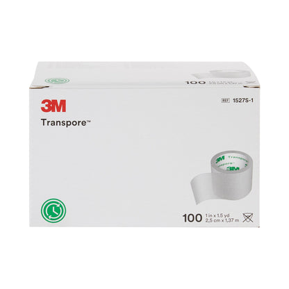 3M™ Transpore™ Medical Tape Transparent 1 Inch X 1-1/2 Yard Plastic NonSterile (6188_CS)