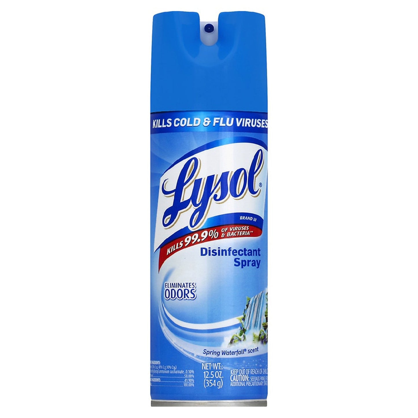 Lysol® Surface Disinfectant Alcohol Based Aerosol Spray Liquid 12.5 oz. Can Spring Waterfall Scent NonSterile (1008856_CS)