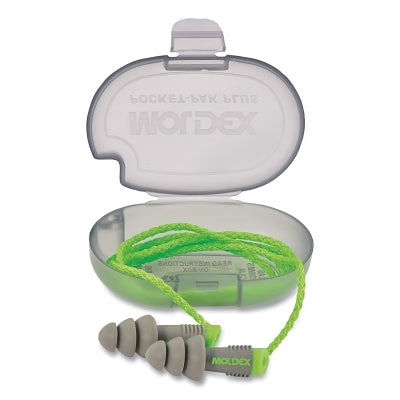 Moldex Alphas™ Reusable Earplug, Vinyl, Green/Gray, Unattached Cord (507-6434)