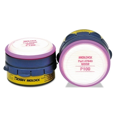 Moldex 7000/9000 Series Combo Stacked Multi-Gas/Vapor Cartridges, Gray/Fuchsia (507-7640)