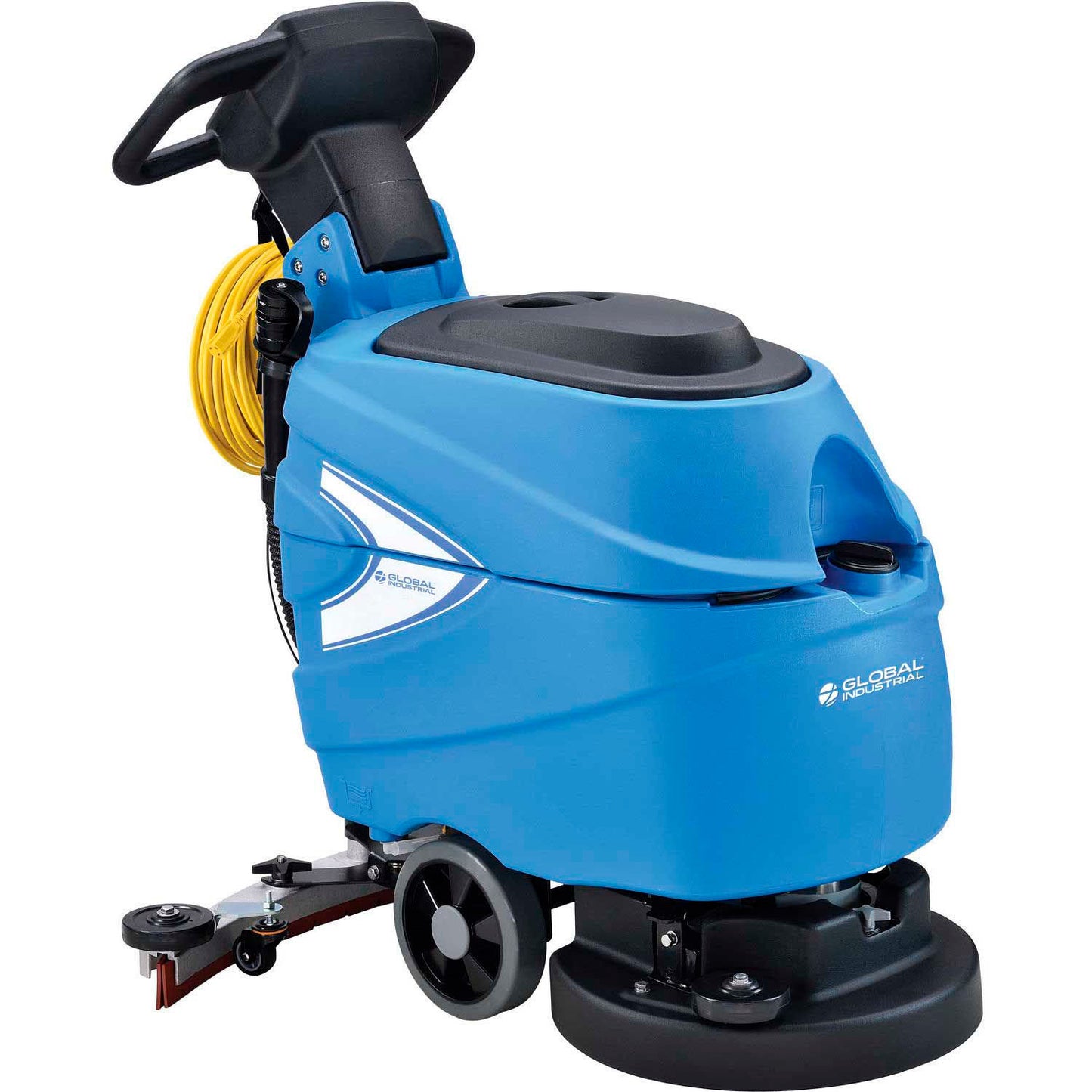 Global Industrial Electric Walk-Behind Corded Auto Floor Scrubber, 17" Cleaning Path (WB641410)