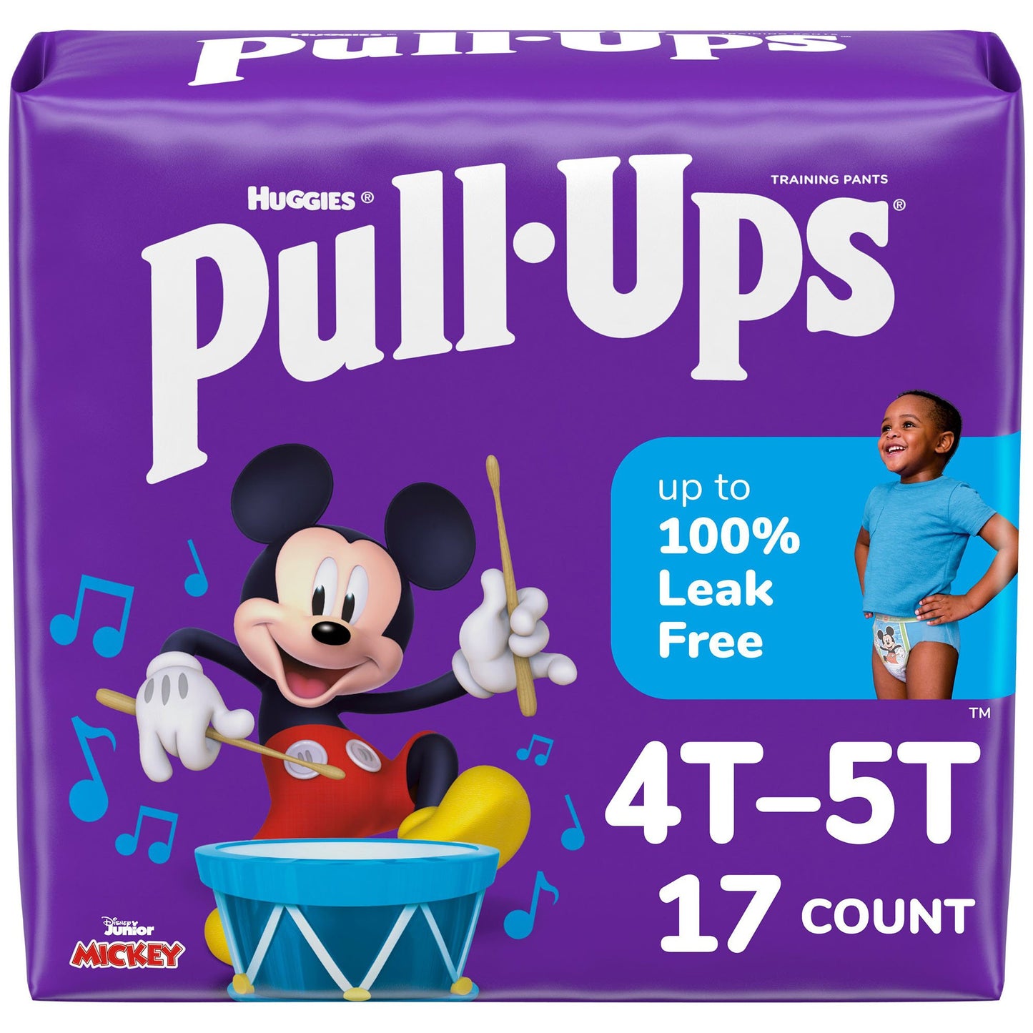 Pull-Ups® Male Toddler Training Pants Size 4T to 5T Disposable Moderate Absorbency (1160322_PK)