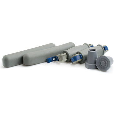 McKesson Crutch Accessory Kit For use with Universal Quick-Adjust Aluminum Crutch, MFR # 146-RTL10433 (1103370_KT)