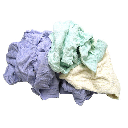 TASKBrand® Reclaimed Terry Towel & Robe Rags, 10lbs (HOS515-10)