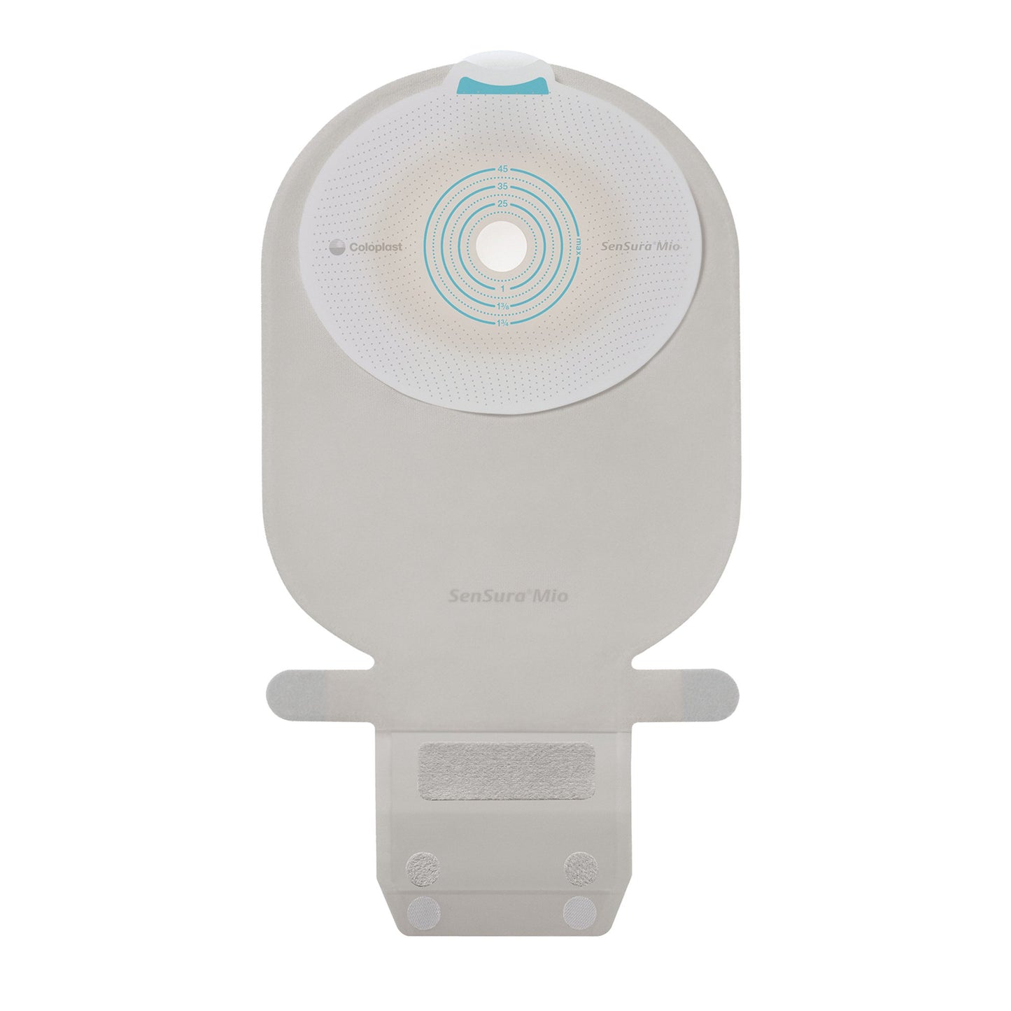 SenSura® Mio Ostomy Pouch One-Piece System 11 Inch Length, Maxi Flat, Pre-Cut 1-9/16 Inch Stoma Drainable (884550_BX)