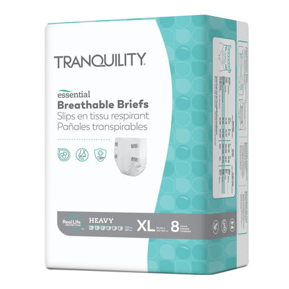Tranquility® Essential Unisex Incontinence Brief X-Large Disposable Heavy Absorbency (1198169_BG)