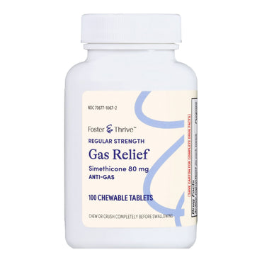 Foster & Thrive™ Gas Relief 80 mg Strength Chewable Tablet 100 Tablets (1238927_BT)