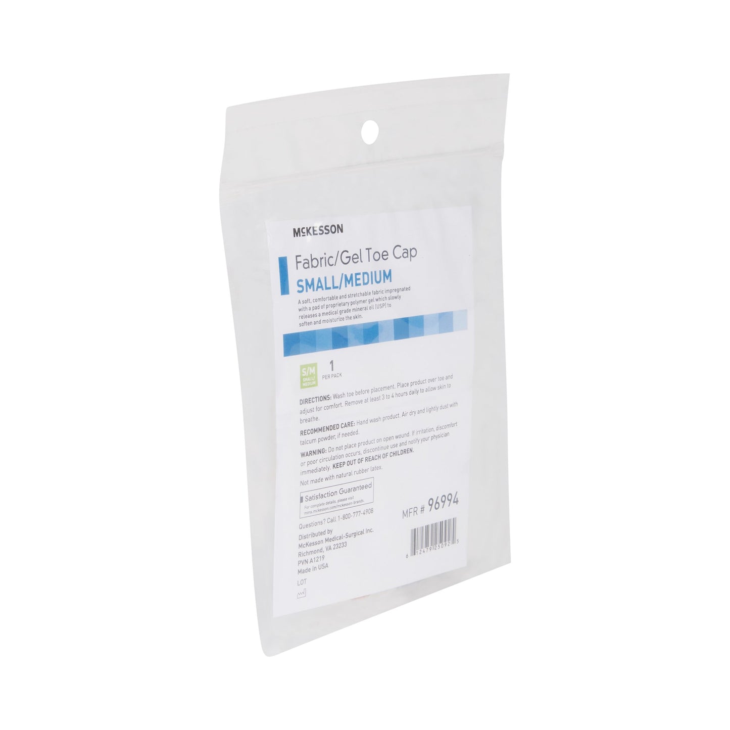 McKesson Toe Cap Small / Medium Pull-On Toe (1068748_EA)