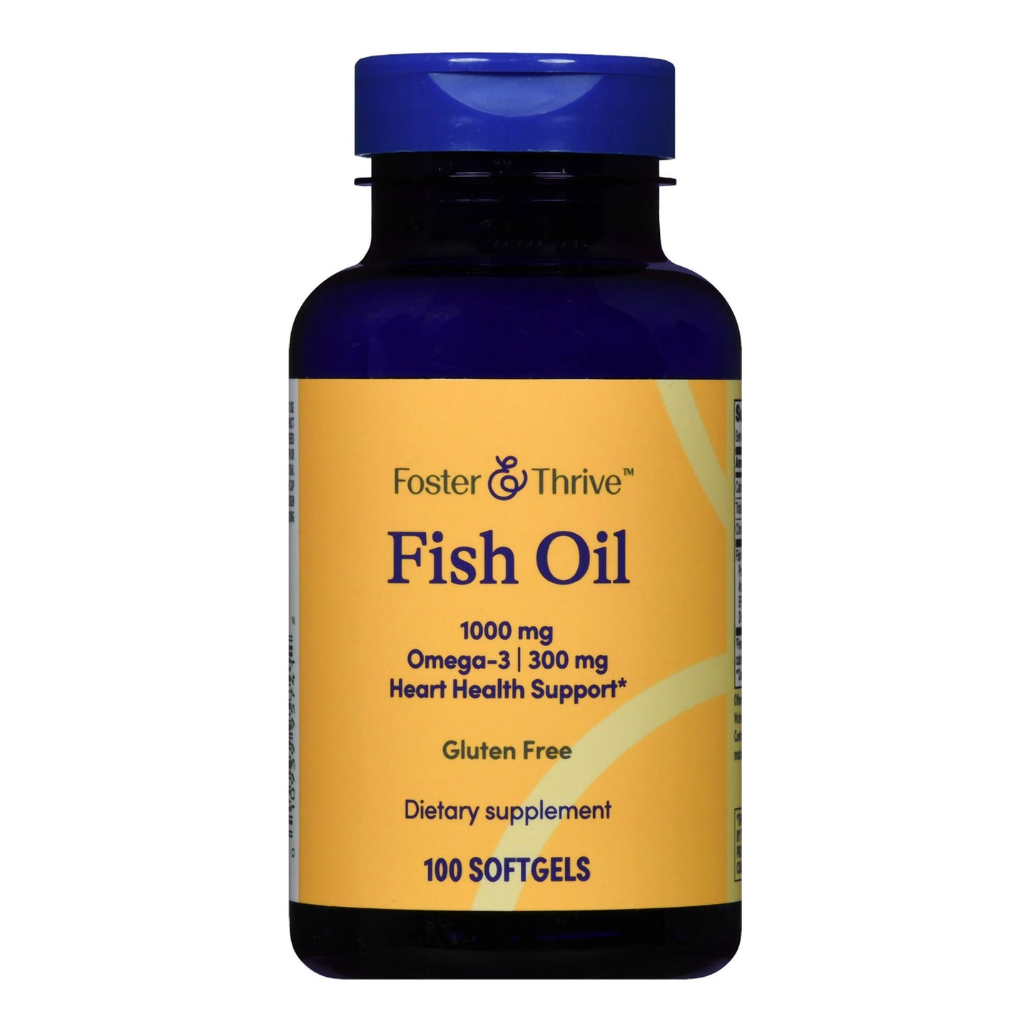 Foster & Thrive™ Omega 3 Supplement Fish Oil 1,000 mg Strength Softgel 100 per Bottle (1244151_BT)