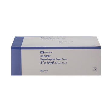 Kendall™ Hypoallergenic Hypoallergenic Medical Tape White 3 Inch X 10 Yard Paper NonSterile (696199_EA)