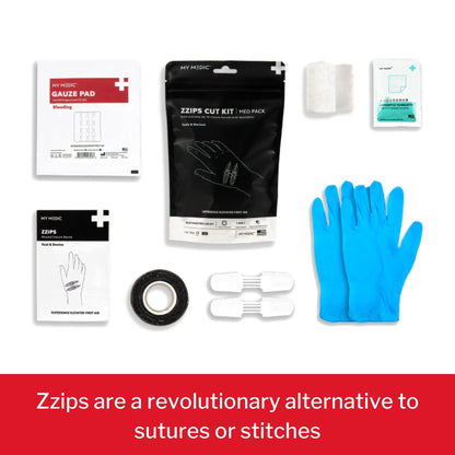 My Medic™ MED PACKS ZZIPS Cut Kit First Aid Kit Plastic Pouch (1207747_EA)