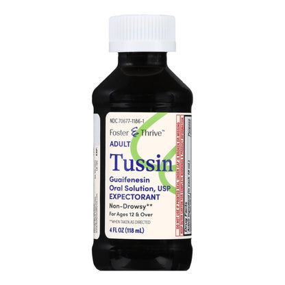 Foster & Thrive™ Cold and Cough Relief 200 mg / 5 mL Strength Syrup 4 oz. (1235073_EA)