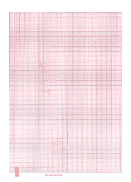 Welch Allyn® Recording Chart Paper Z-Fold Red Grid (1244825_PK)