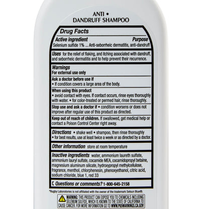 Rugby® Dandruff Shampoo 7 oz. Flip Top Bottle Unscented (484236_EA)