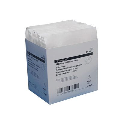 Dermacea™ Drain Sponge 4 X 4 Inch 6-Ply Sterile 2 per Pack (516679_CS)