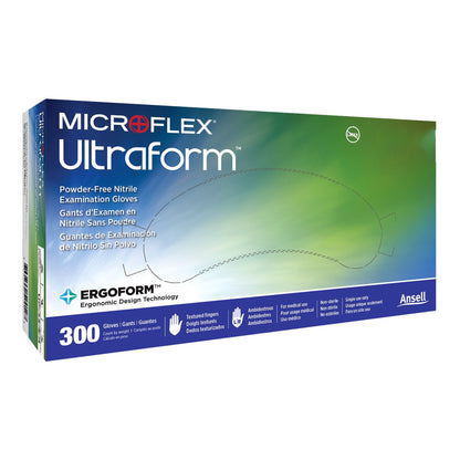 Ultraform® Exam Glove Small / Medium NonSterile Nitrile Standard Cuff Length Textured Fingertips Blue Not Rated (1048426_BX)