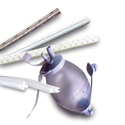 S-Vac® Wound Drain Tube Round Hubless Type With Trocar 4 Channel Type 15 Fr. Size Sterile (491283_EA)