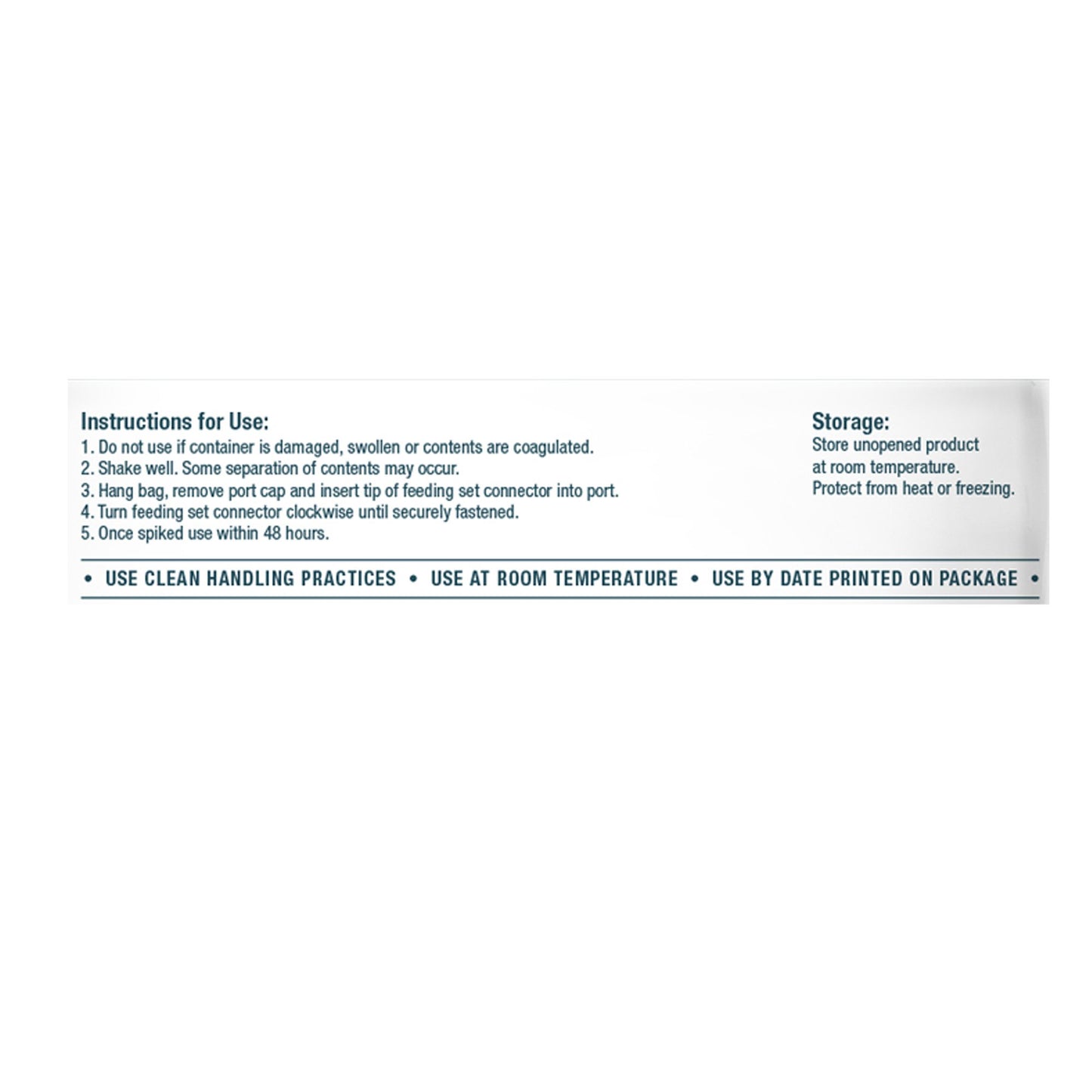 Kate Farms Standard 1.4 Closed System Tube Feeding Formula Unflavored Liquid 1000 mL Ready to Hang Prefilled Container (1184939_CS)