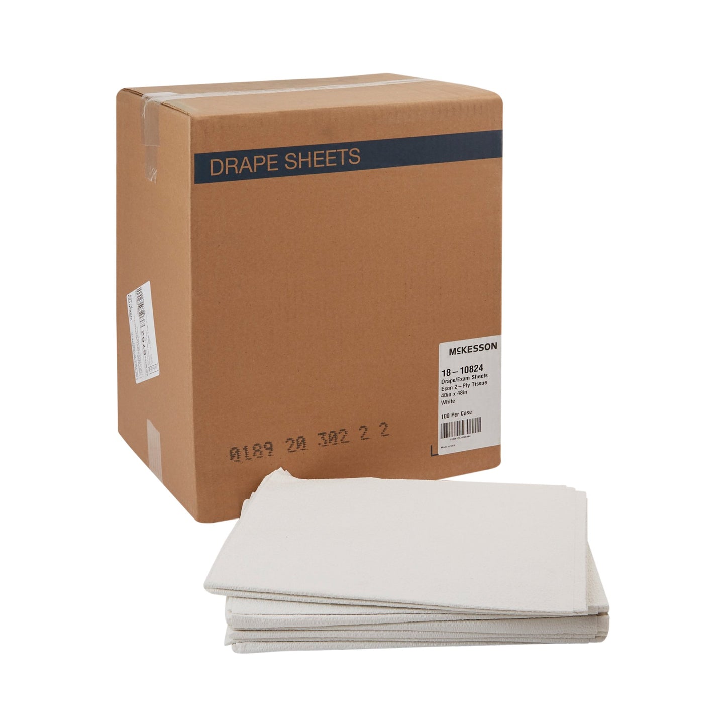 McKesson General Purpose Drape Physical Exam Drape 40 W X 48 L Inch NonSterile (201055_CS)