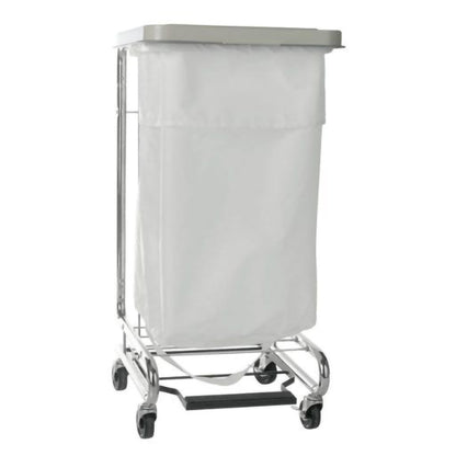 McKesson Hamper Stand Surgery Soiled Linen Rectangular Opening 30 to 33 gal. Capacity Foot Pedal Self-Closing Lid (379479_EA)