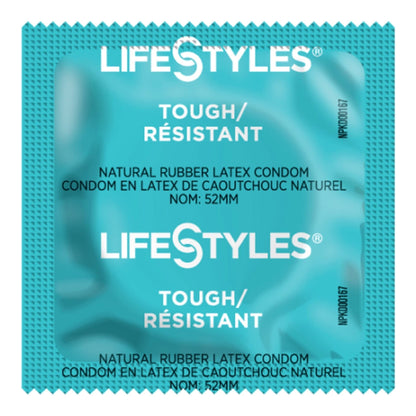 Lifestyles® Extra Strength Condom One Size Fits Most 1,008 per Case (1218376_CS)