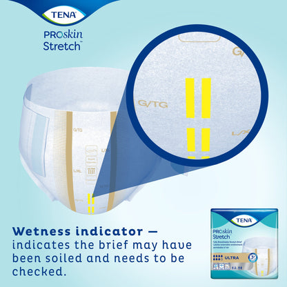 TENA ProSkin Stretch™ Ultra Unisex Adult Incontinence Brief Large / X-Large Disposable Heavy Absorbency (871836_PK)