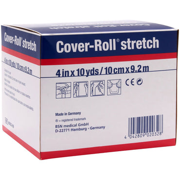 Cover-Roll® Stretch Dressing Retention Tape with Liner White 4 Inch X 10 Yard Nonwoven Polyester NonSterile (191704_BX)